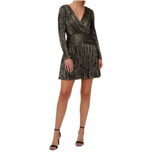 Aidan by Aidan Mattox Metallic Dress NWT